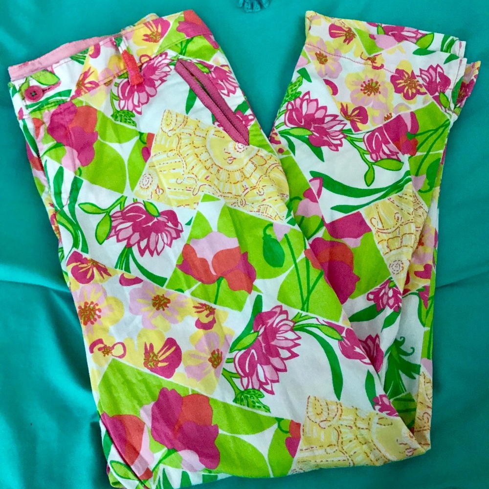 Lilly pulitzer printed capris